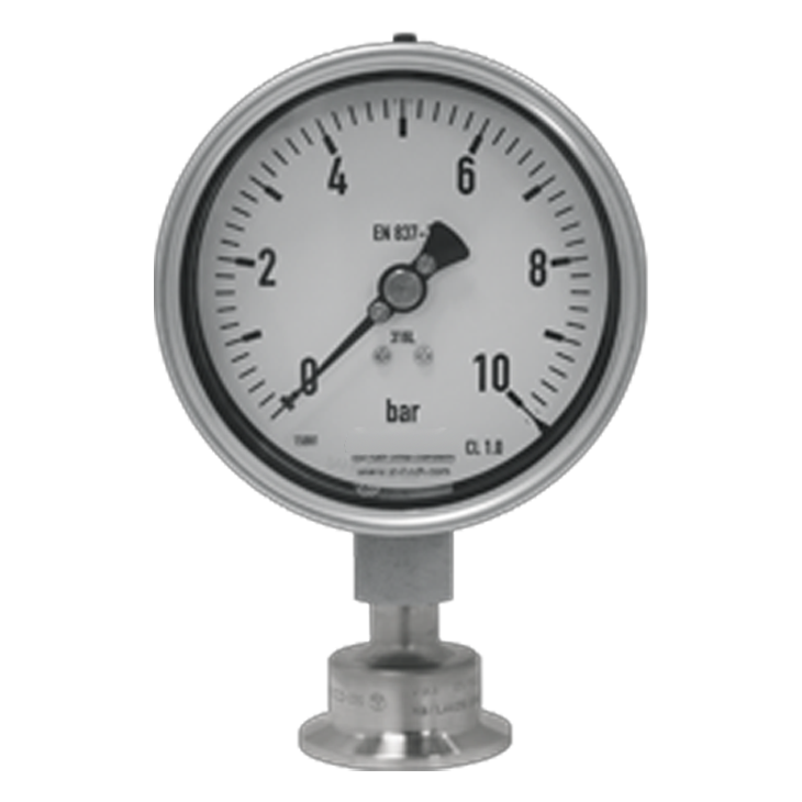 DN100 Diaphragm Seal Pressure Gauge